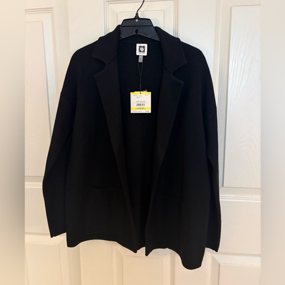 NWT Anne Klein sweater blazer